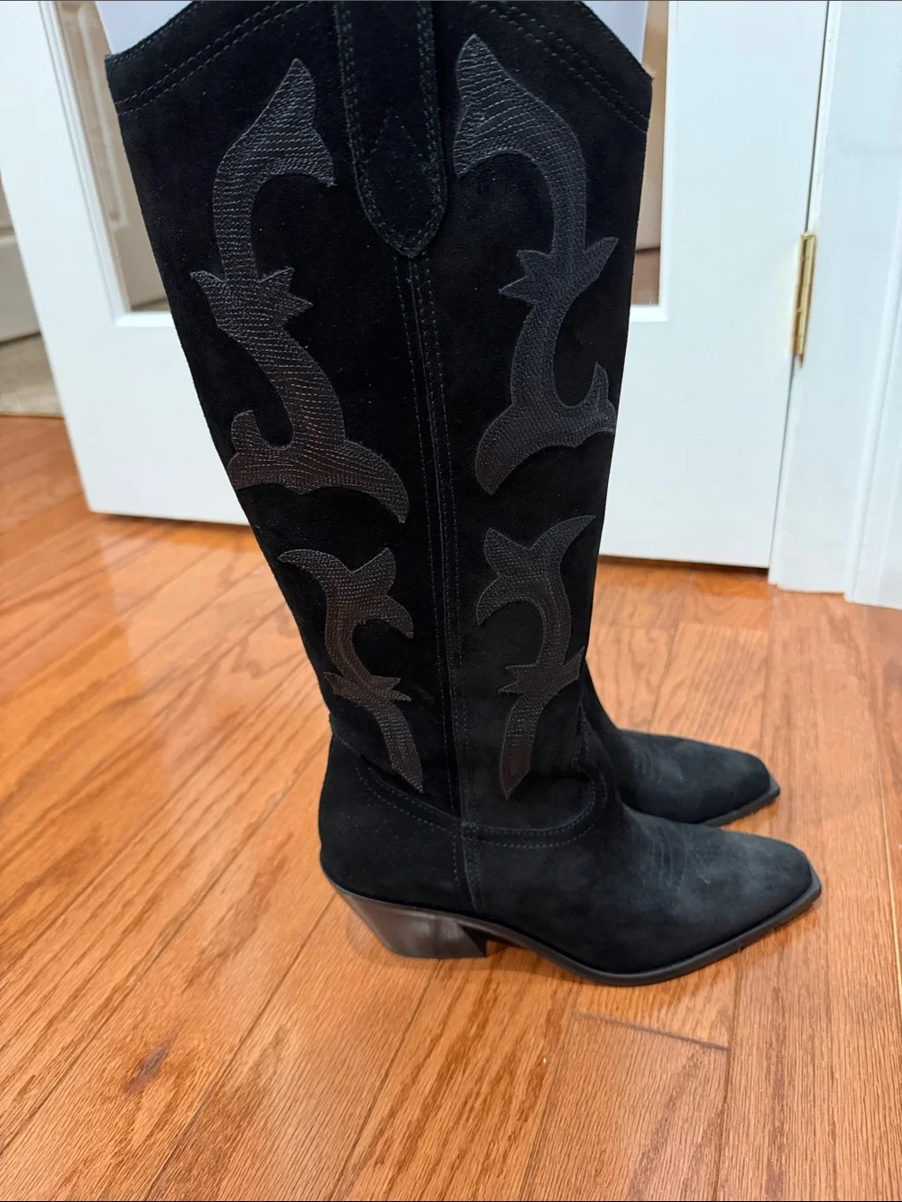 Dolce Vita Black Suede Over-the-Knee Boots